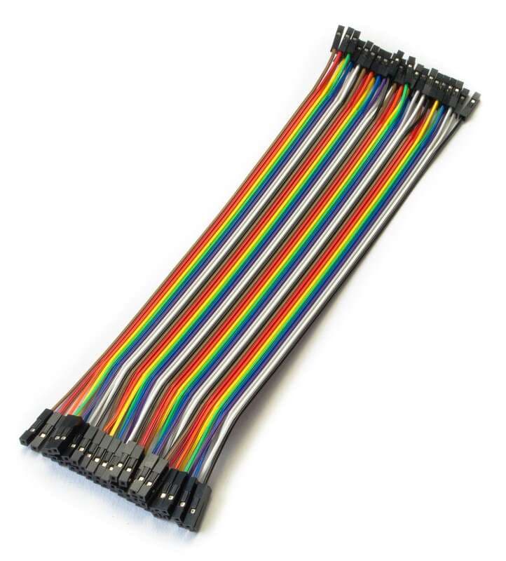 PH62 20cm Female to Female Jumper Wires Set (40 Wires)