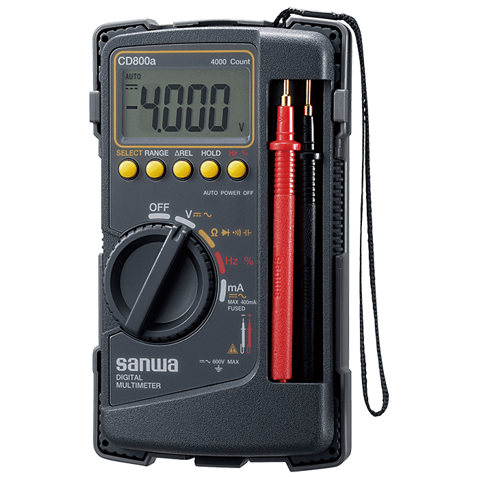 Sanwa CD800a Digital Multimeter (3-3/4 Digit, 4000 Count)