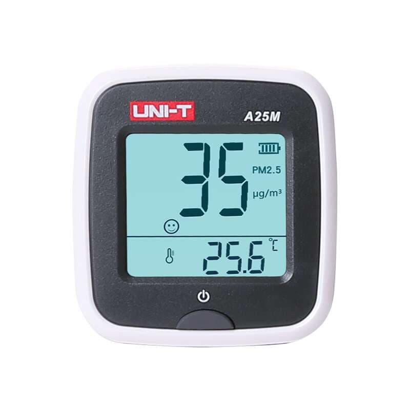 UNI-T A25M Handheld PM2.5 Air Quality Monitor with Alarm