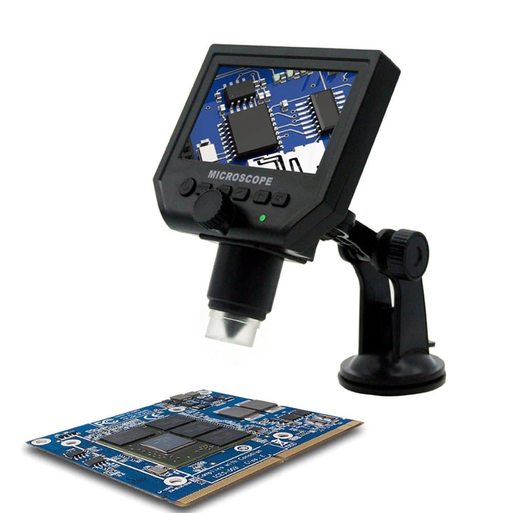 Portable Digital Microscope 3.6MP 4.3" LCD 1-600X Zoom
