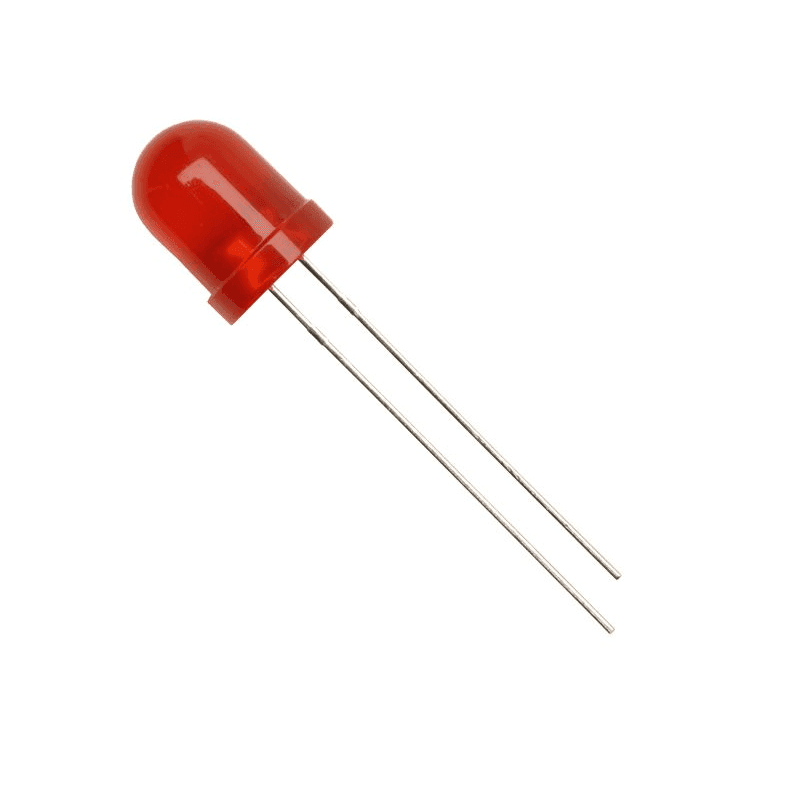 LED Red 8mm Diffused