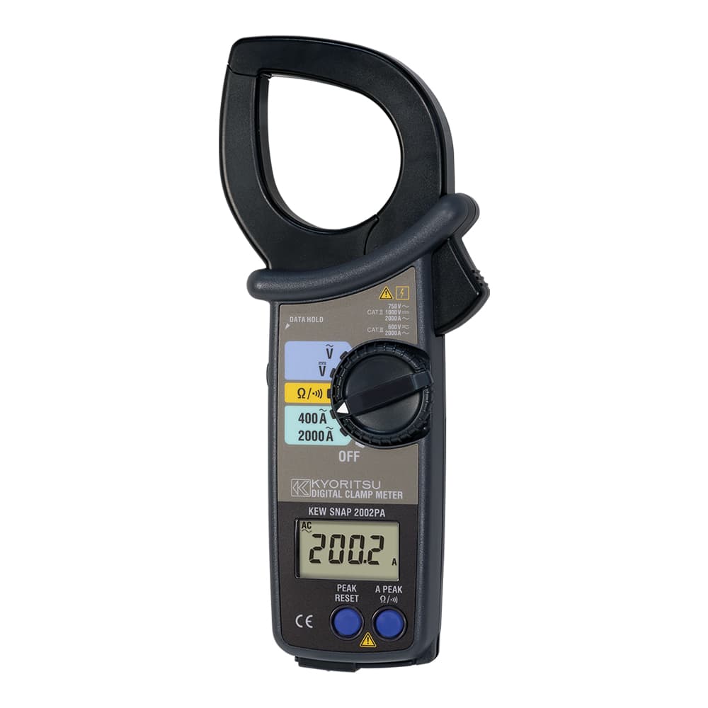 KYORITSU KEW 2002PA AC Clamp Meter (up to 2000 A)