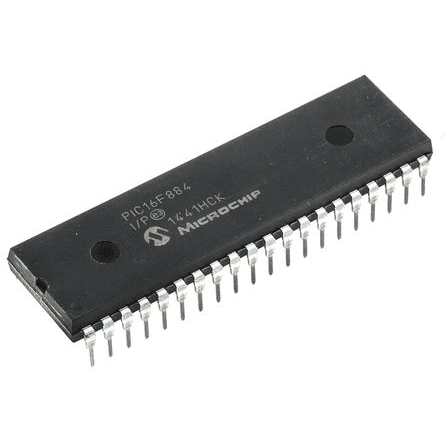 PIC16F884-I/P 8-bit Microcontroller 20MHz PDIP-40