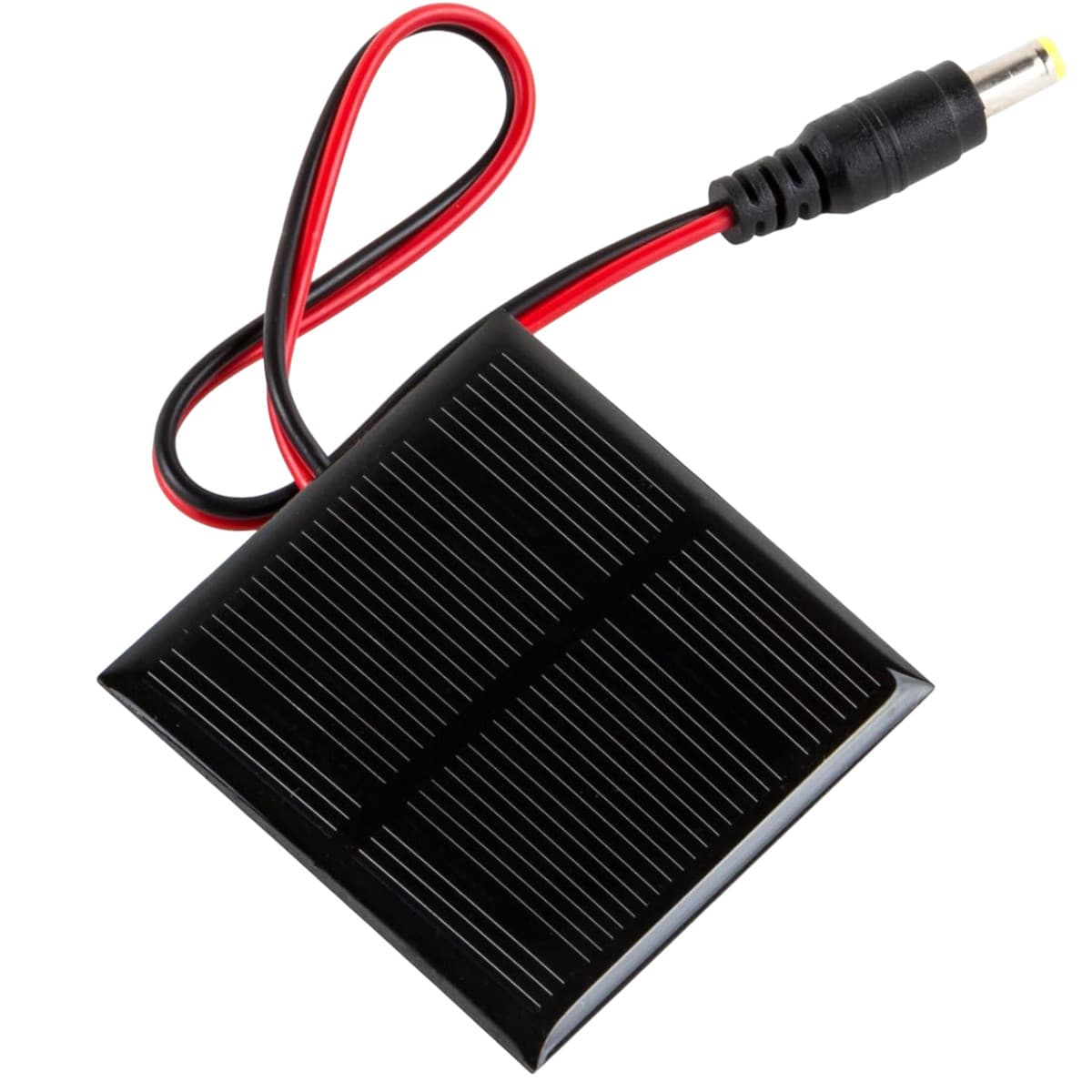 OSEPP SC10036 Monocrystalline Solar Cell 3.6V 100mA with Barrel Plug