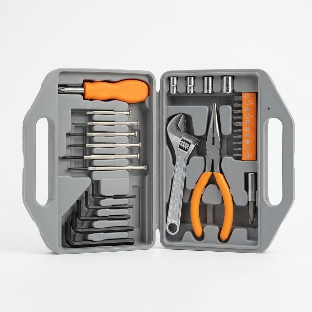 JAY TOOLS 30-Piece Hand Tool Set with Hard Case