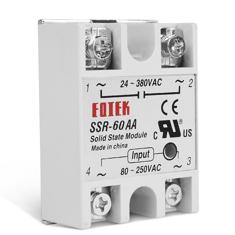 SSR-60 AA Solid State Relay 80-250VAC Control, 24-380VAC Load