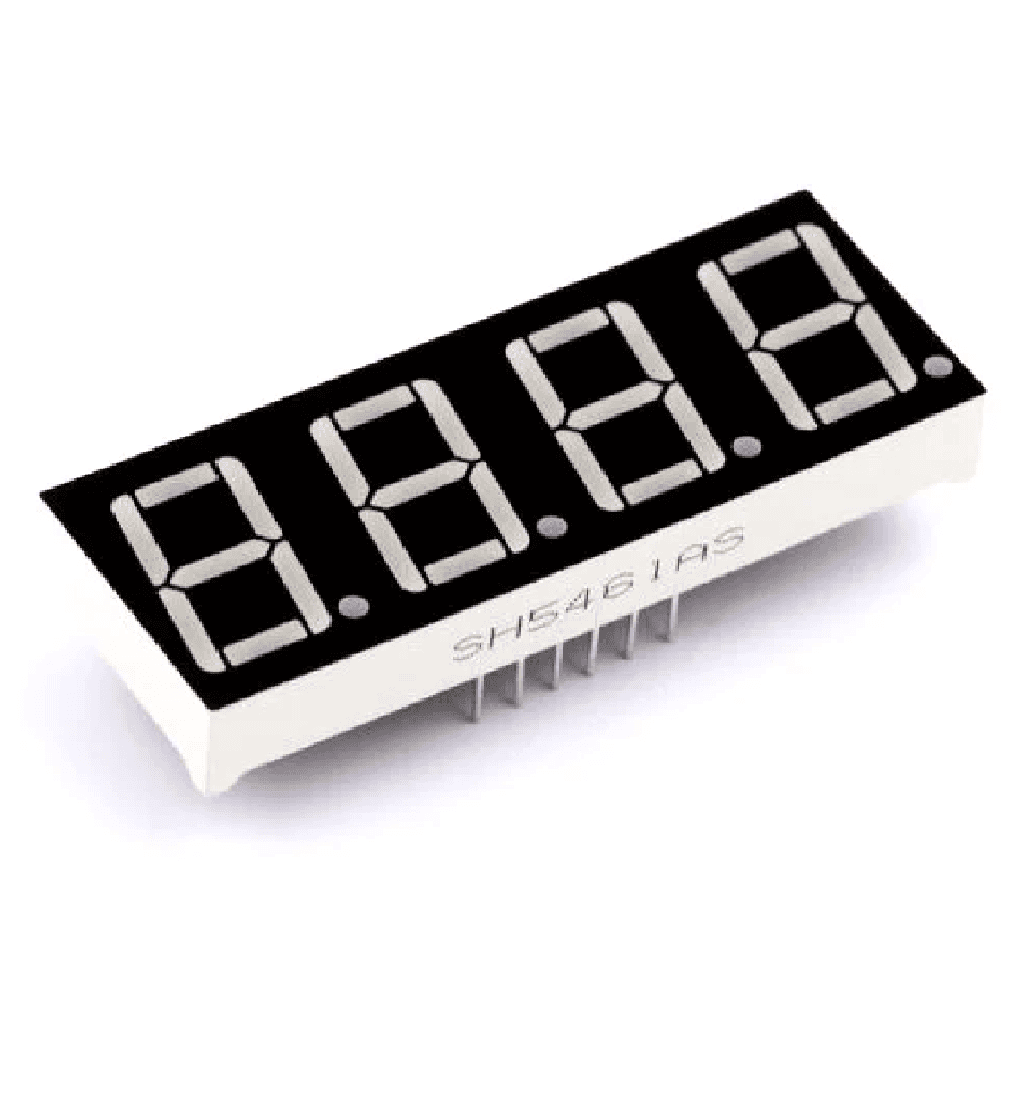 7 Segment Display 4 Digit Red common Cathode CC 12pin 5641AS-1