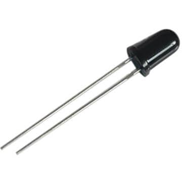 Infrared Receiver 3mm 2-Pin (IRR LED)