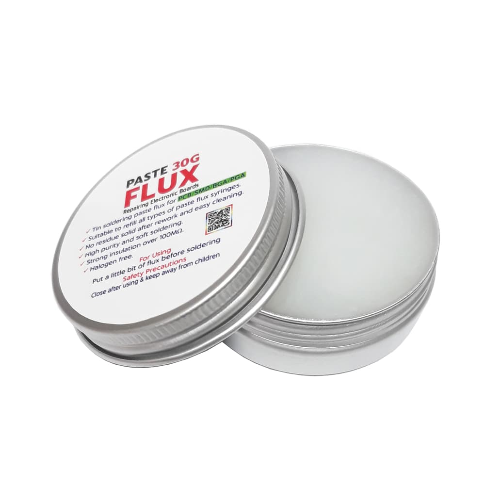 Snowy Paste Flux 30g for PCB, SMD, BGA and PGA Soldering