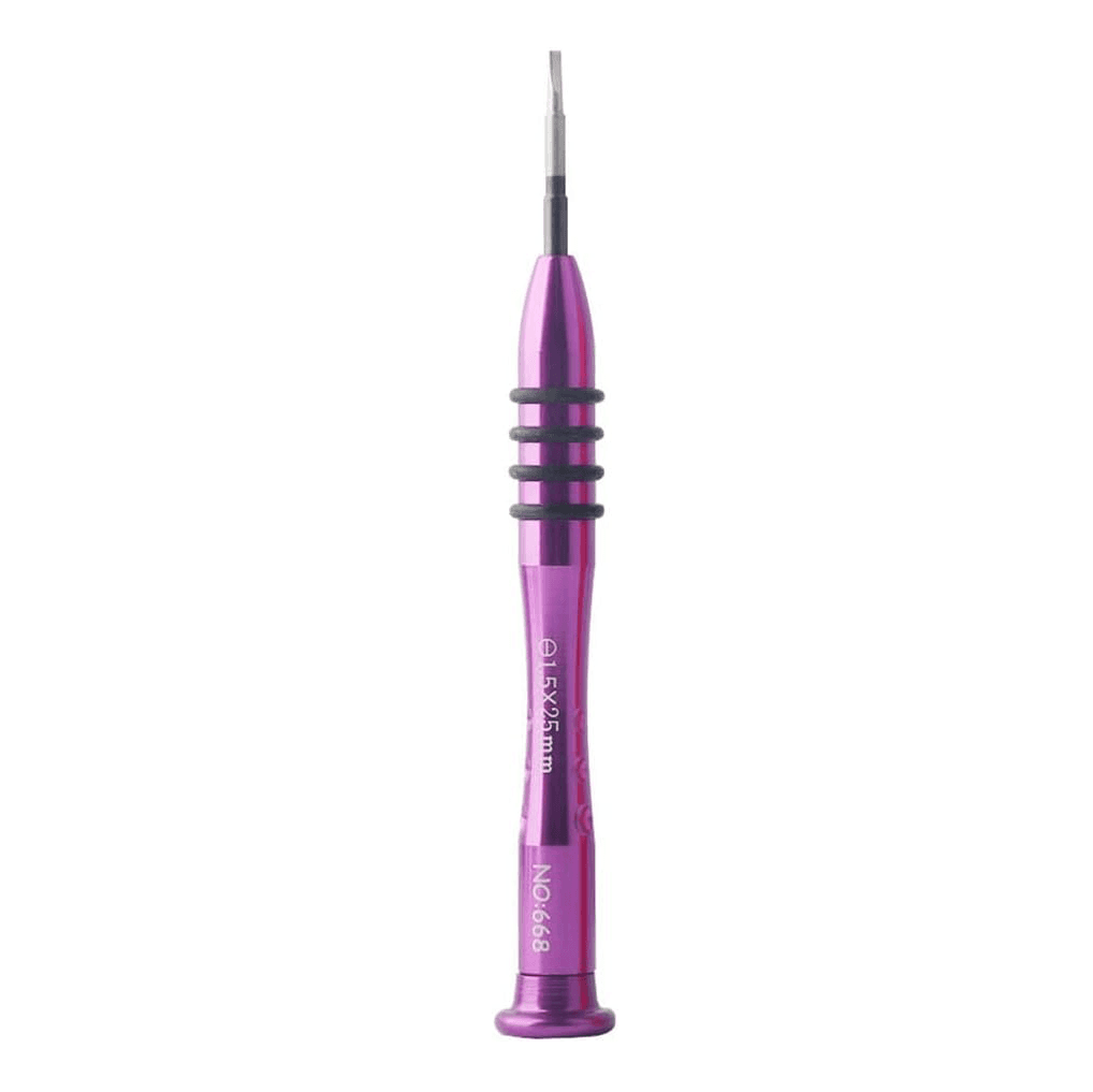 M&R NO:668 Slotted Screwdriver 1.5x25mm Precision Flathead