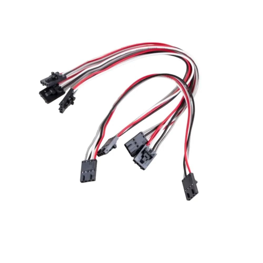 OSEPP LS-CAB4P-08 4-Pin I2C Cable, 8 in (Pack of 4)