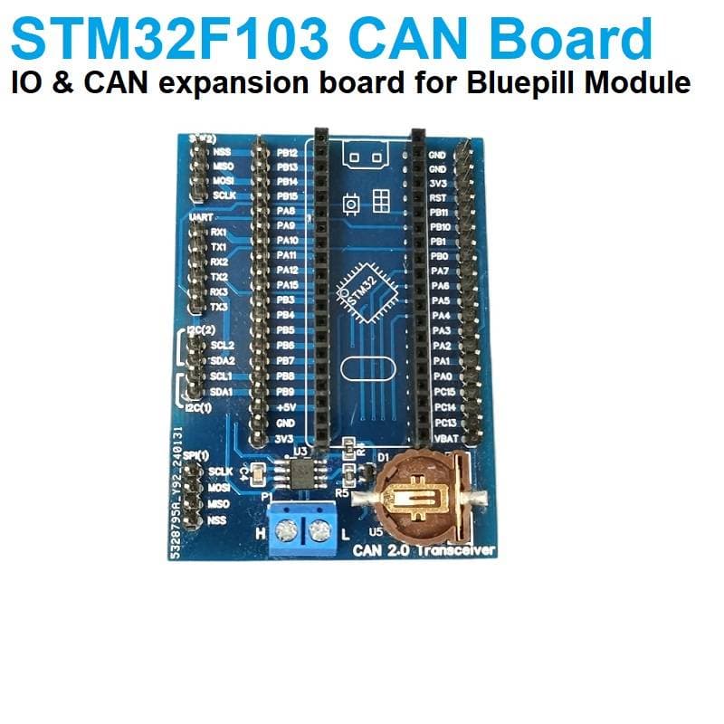 لوحة توسعة CAN Bus لوحدة STM32 Blue Pill