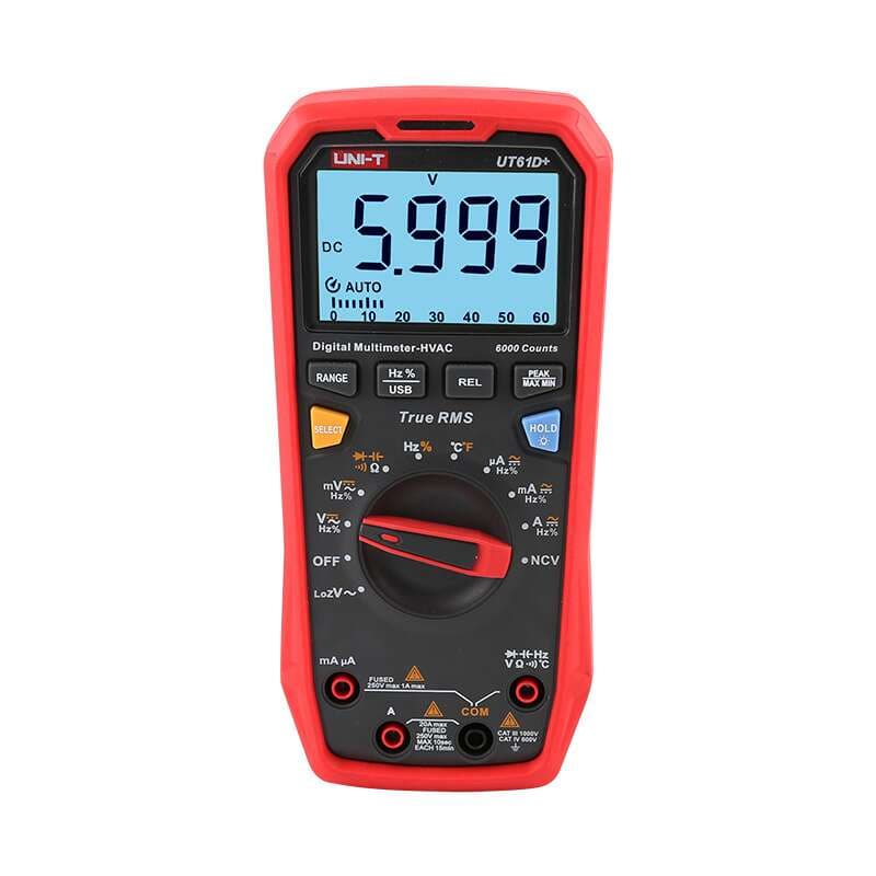 UNI-T UT61D+ 1000V True RMS Digital Multimeter