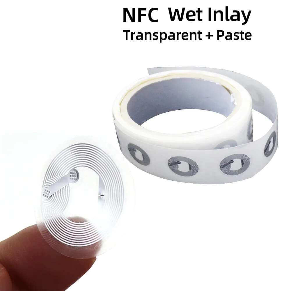 NTAG213 Round Inlay NFC Sticker 13.56 MHz 25mm (5 Pcs)