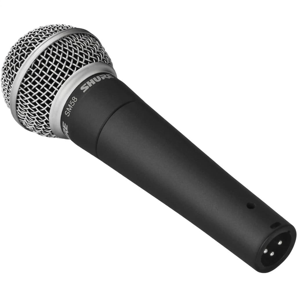 Shure SM58-LC Dynamic Vocal Microphone with XLR-to-1/4 in Cable