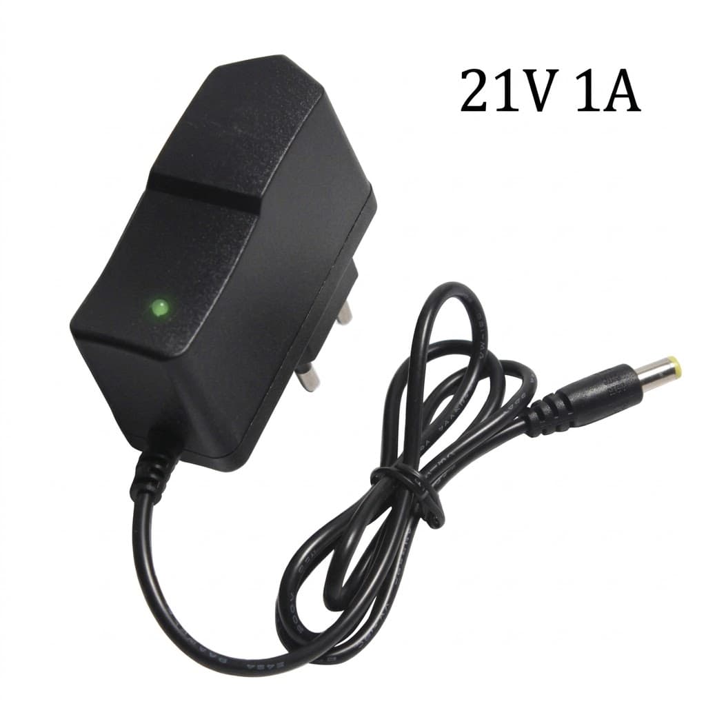 5S Li-ion Battery Charger 21V 1A, 5.5x2.5mm DC Plug