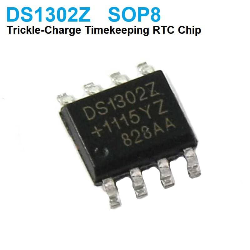 DS1302Z Trickle-Charge Real-Time Clock IC, SOIC-8