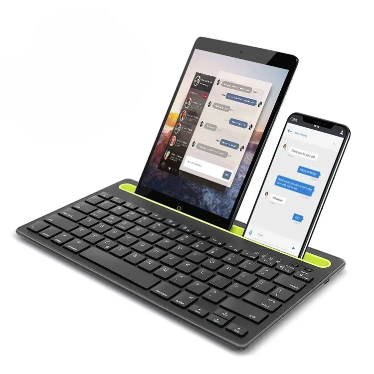 Dual Mode Wireless Keyboard, Bluetooth 5.0/3.0 and 2.4GHz, 78 Keys