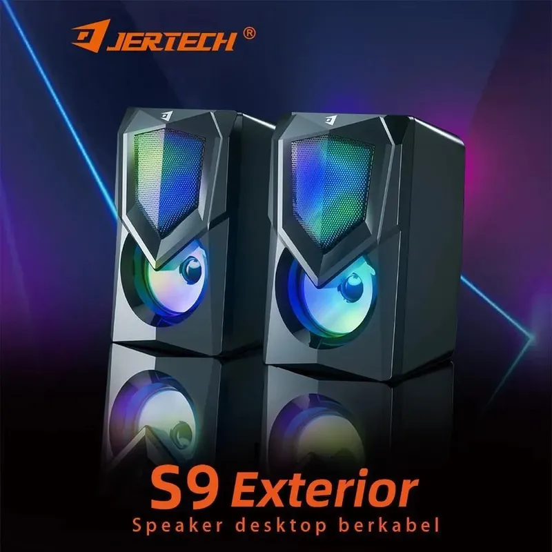 JERTECH S9 RGB Desktop Speakers USB Powered