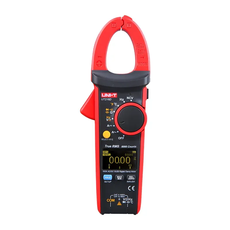 UNI-T UT216D 600A True RMS Clamp Meter with OLED Display