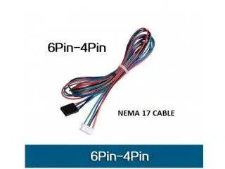 كابل تحويل من 4 أطراف إلى 6 أطراف لمحرك NEMA 17 بطول 50 سم