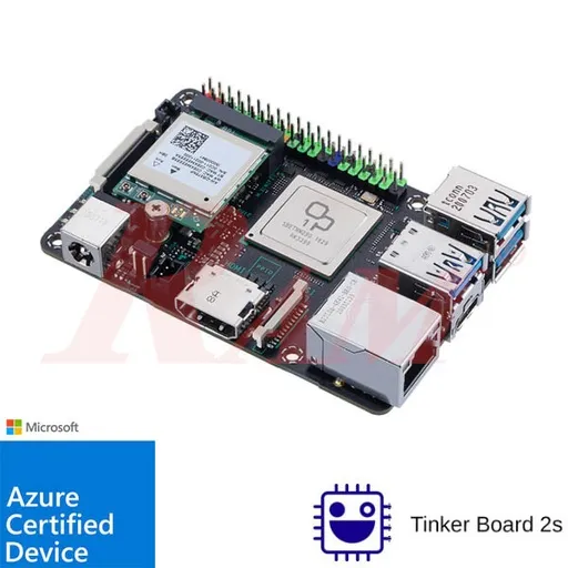 حاسوب ASUS Tinker Board 2S أحادي اللوحة بذاكرة 4GB وتخزين eMMC سعة 16GB