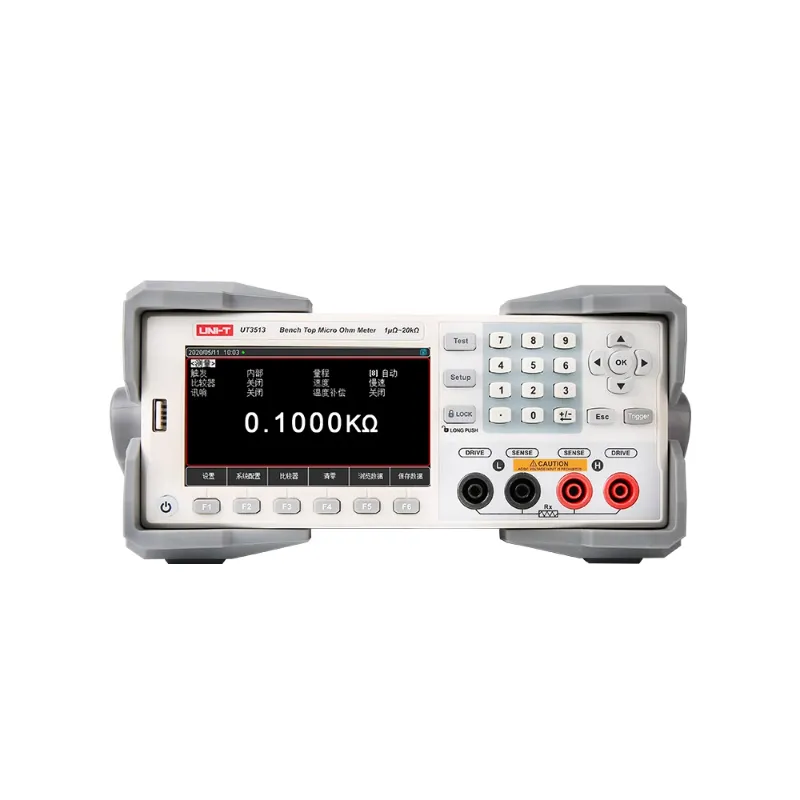 UNI-T UT3513 Benchtop Micro-Ohm Meter, 1 µΩ Resolution
