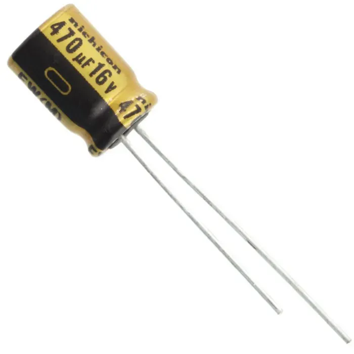 Electrolytic Capacitor 470µF 16V Radial