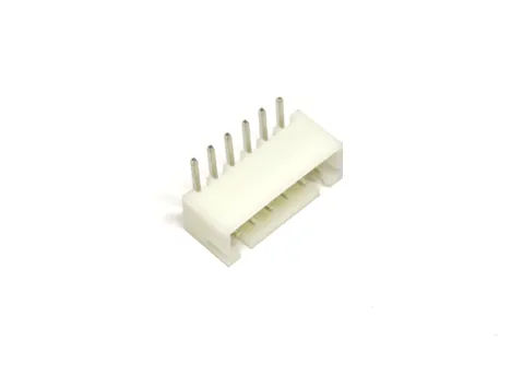 JST 6-Pin 2.54mm 90° Right-Angle Male Connector