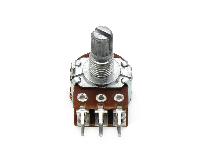 Dual-Gang Rotary Potentiometer 100kΩ Mpot100K_6pin, 6-Pin, 15 mm Shaft
