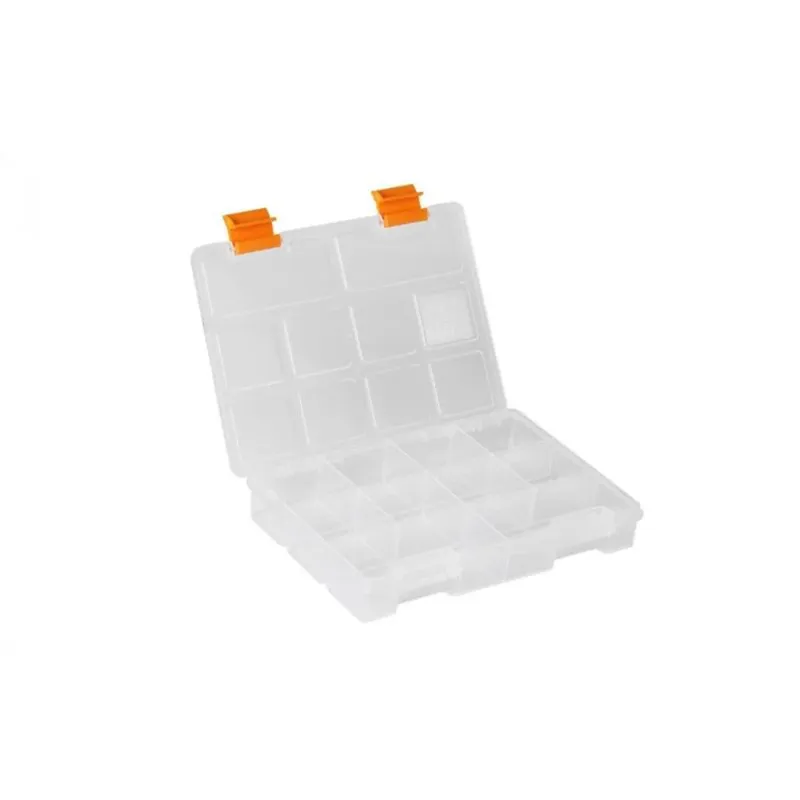 MANO S-ORG-7 Transparent Small Parts Organizer, 10 Compartments