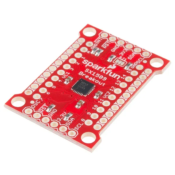 لوحة توسعة مداخل ومخارج SX1509 بـ 16 طرفاً (I2C)