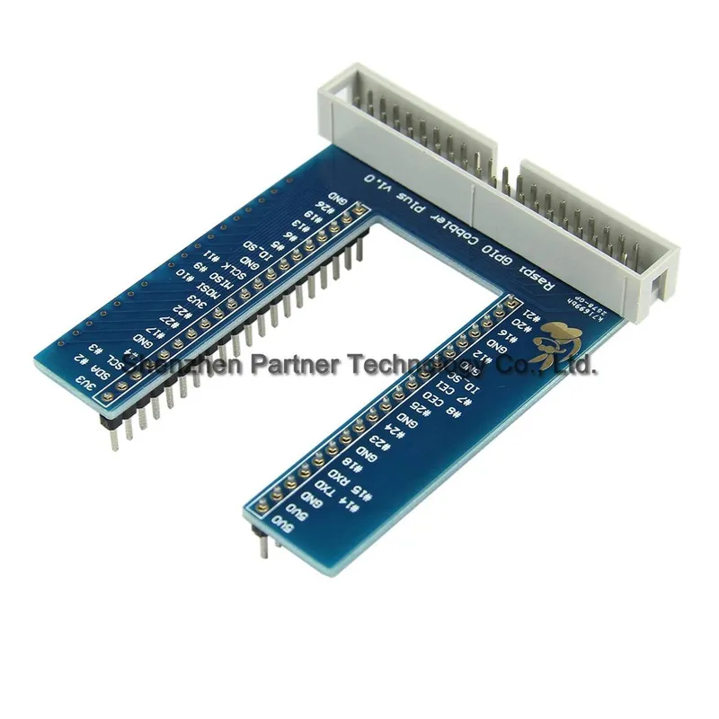 لوحة توصيل GPIO على شكل U لـ Raspberry Pi B+ وPi 2 B+