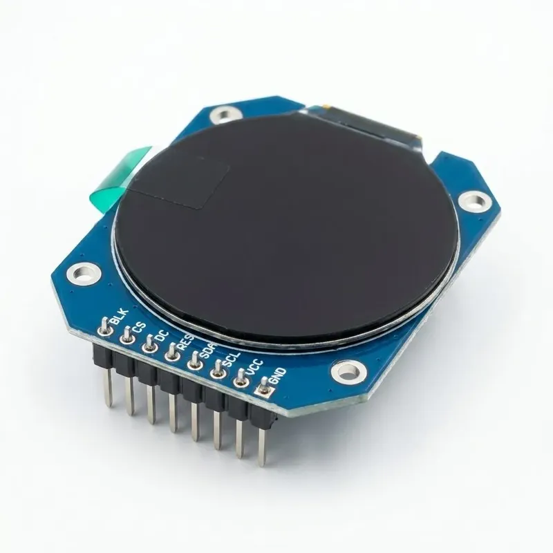 1.28-inch Round IPS TFT LCD 240x240 GC9A01 (SPI)