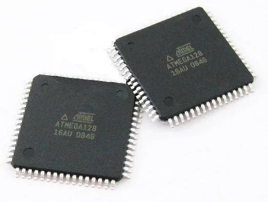 Atmel ATmega128A-AU 8-bit AVR Microcontroller, 128 KB Flash, TQFP-64
