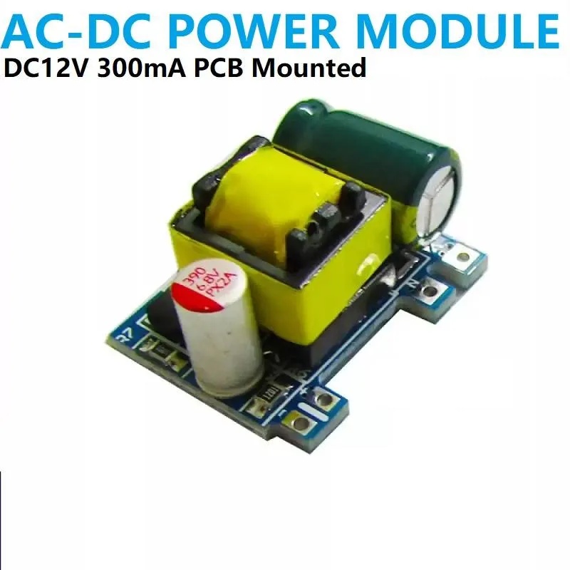 Isolated AC-DC Power Module 220V to 12V 300mA 3.5W