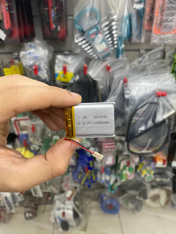 Polymer Li-Ion Battery 3.7V 1000mAh 603040, 2-Wire