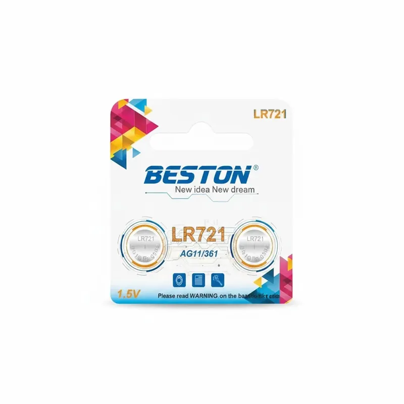 BESTON LR721 AG11 361 Alkaline Button Cell 1.5V 20mAh (2 pcs)