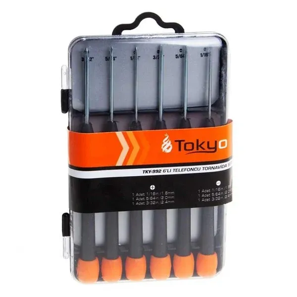 طقم مفكات Tokyo، 6 قطع في العبوة