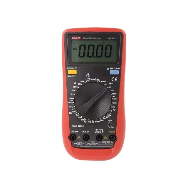 جهاز UNI-T UT890C+ الرقمي متعدد القياس بخاصية True RMS