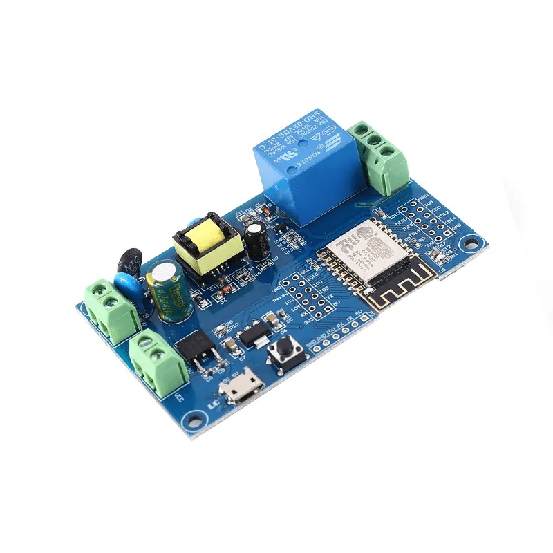 AC90-250V ESP8266 Wi-Fi 1-Channel Relay Module ESP-12F