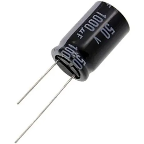 1000uF 50V Radial Aluminium Electrolytic Capacitor