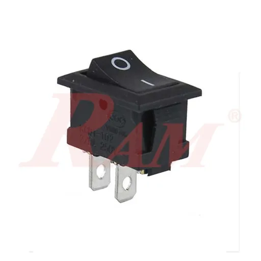 SW2 ON/OFF Rocker Switch 2-Pin 6A/250VAC