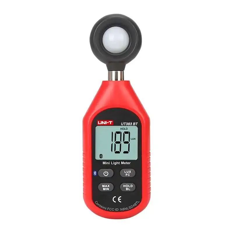 مقياس الإضاءة الصغير UNI-T UT383-BT مع بلوتوث حتى 199,900 لوكس