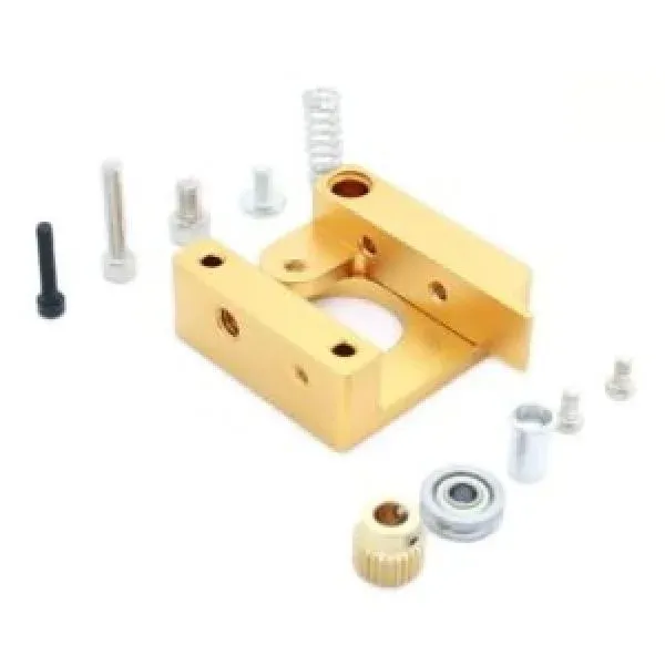 Remote MK8 Extruder Kit (Golden) for 1.75mm Filament