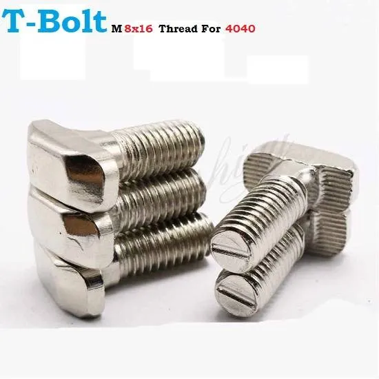 T-Bolt Screw M8x16 for 4040 Aluminium Extrusion Profile