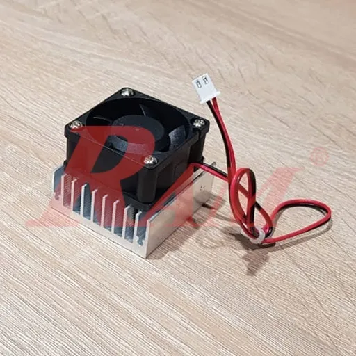 Aluminum Heatsink HS.14 45x46x17mm with 12Vdc Fan