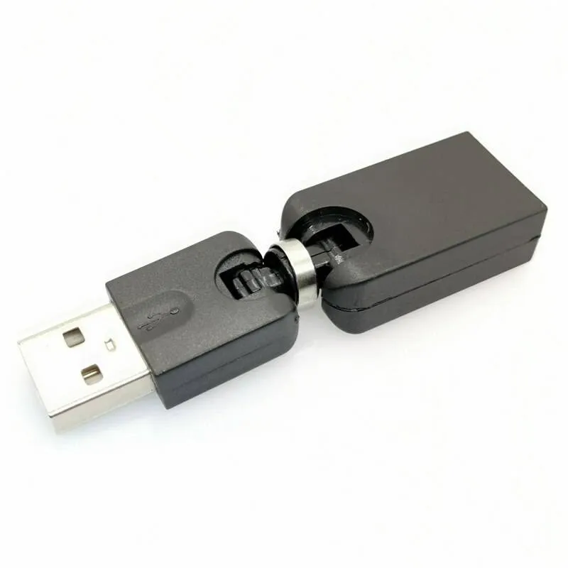 محول USB 2.0 من الذكر إلى الأنثى قابل للدوران 360 درجة