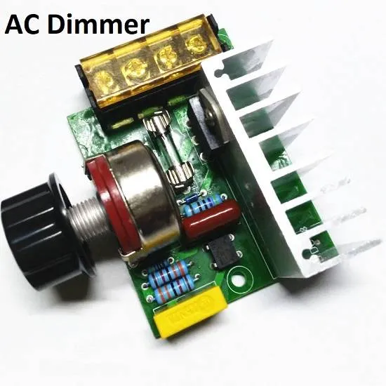 4000W AC SCR Voltage Regulator Dimmer 0-220V AC Module