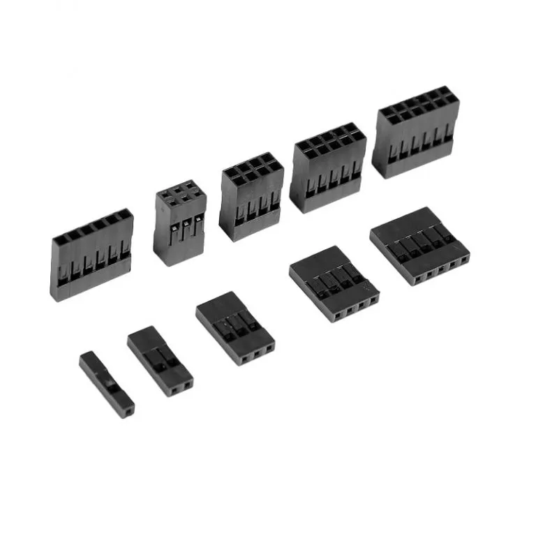Dupont 2.54mm Pin Header Housing Assorted Set (1x1P to 2x6P)
